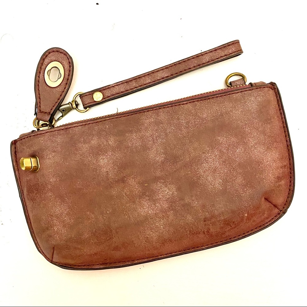 Joy Susan faux leather clutch